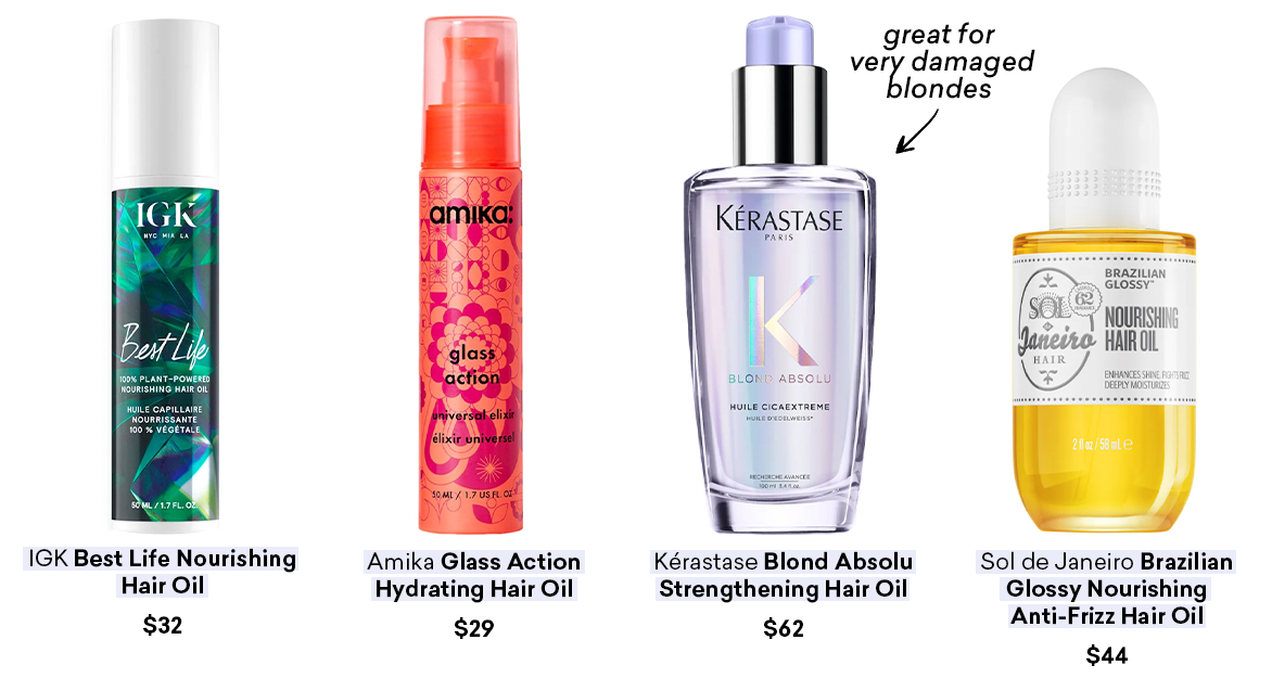 hydrating hair oil to act as a hair hydration treatment