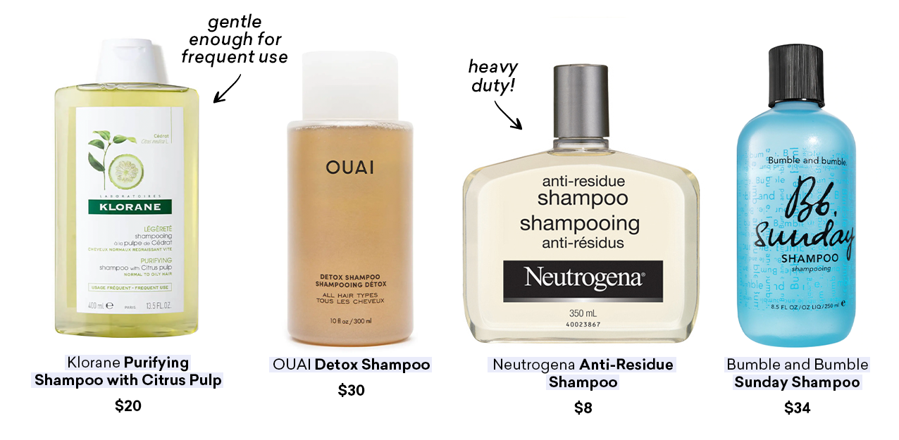 clarifying shampoo is how to make hair less oily