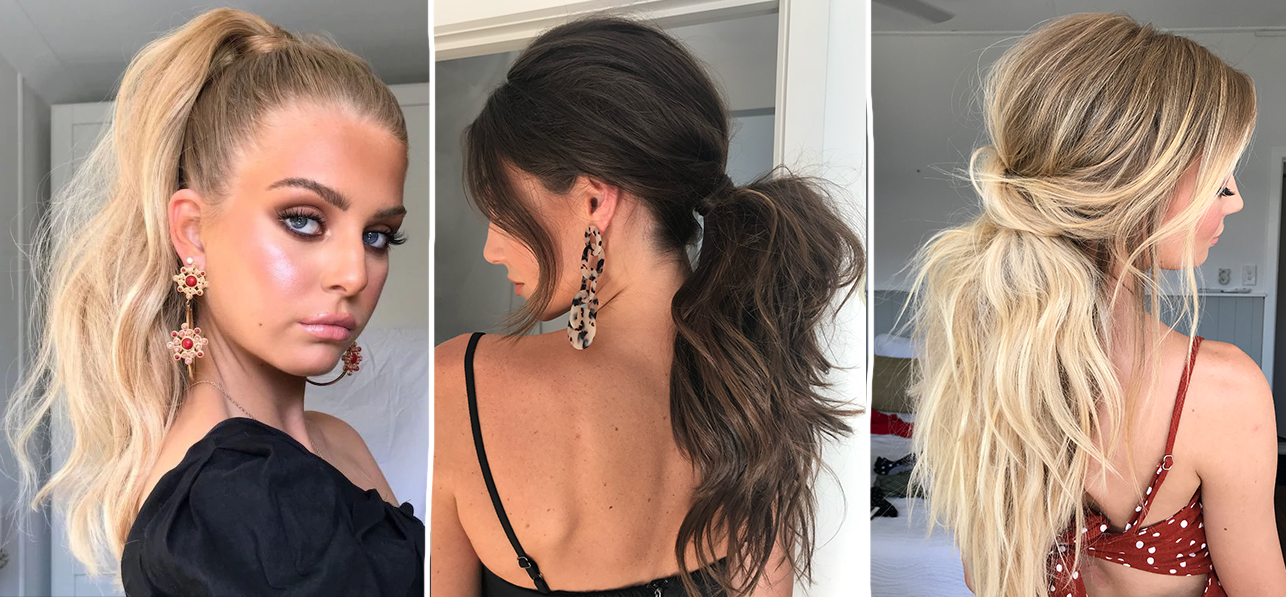 how to get volume in ponytail using a halo