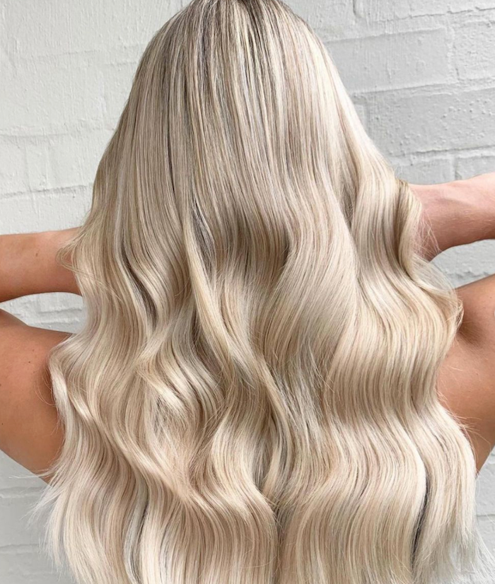 blonde halo hair extensions