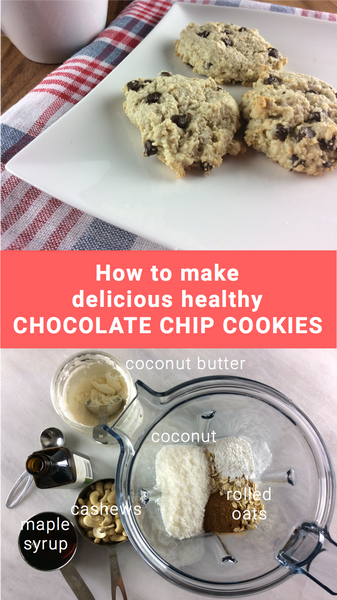 How to Make Delicious Healthy Chocolate Chip Cookies, bet ya can't eat just one | saltsole.com