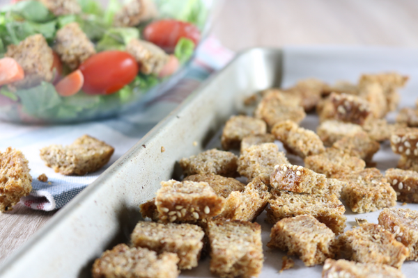 Healthy Homemade Crunchy Croutons