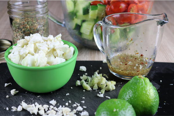 Good For Your Gut Health Veggie Salad | saltsole.com
