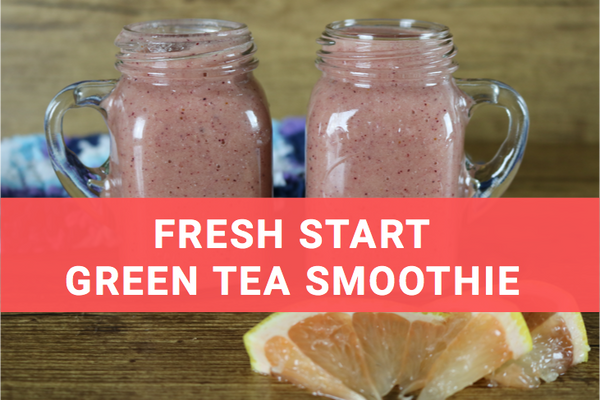 Fresh Start Green Tea Smoothie - this is our new favourite, yum | saltsole.com