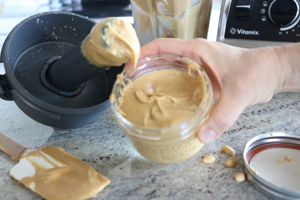 One Ingredient Creamy Natural Peanut Butter - this is the simplest recipe ever.  All you need is a high speed blender unsalted dry roasted peanuts.  You can do this.