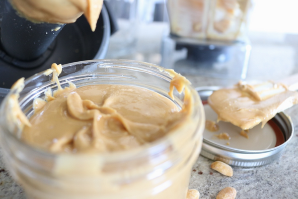 One Ingredient Creamy Natural Peanut Butter - this is the simplest recipe ever.  All you need is a high speed blender unsalted dry roasted peanuts.  You can do this.