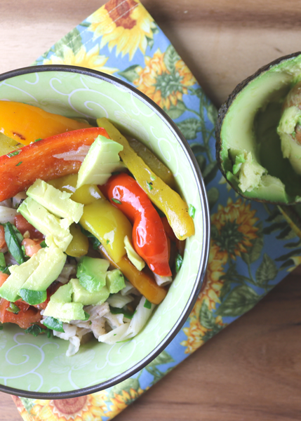 Lighten up Veggie Quinoa Pasta Salad -  a nice light healthy week night quinoa pasta salad | saltsole.com