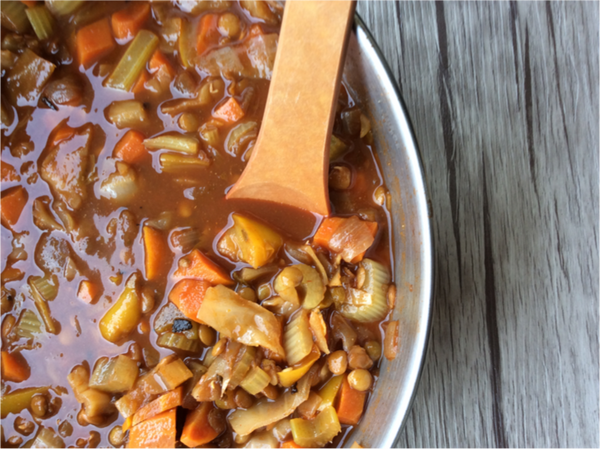 Tex Mex Veggie Lentil Soup - this recipe is great for lunches or for dinner on a meatless Monday