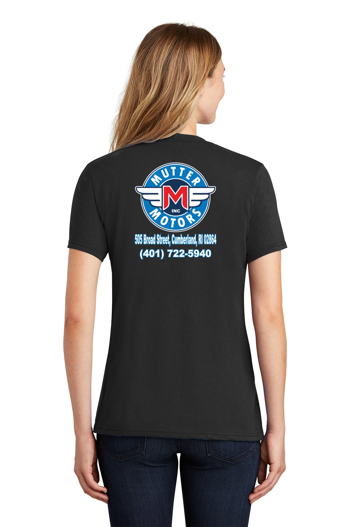 Economy T-Shirt Ladies- Port and Co. Core Blend Tee LPC55 - Mutter Motors