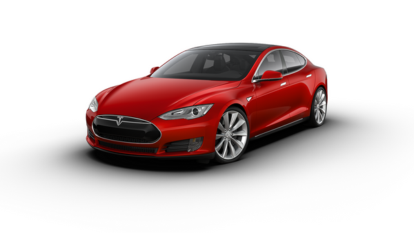 Tesla Model S 2012-2016 red front