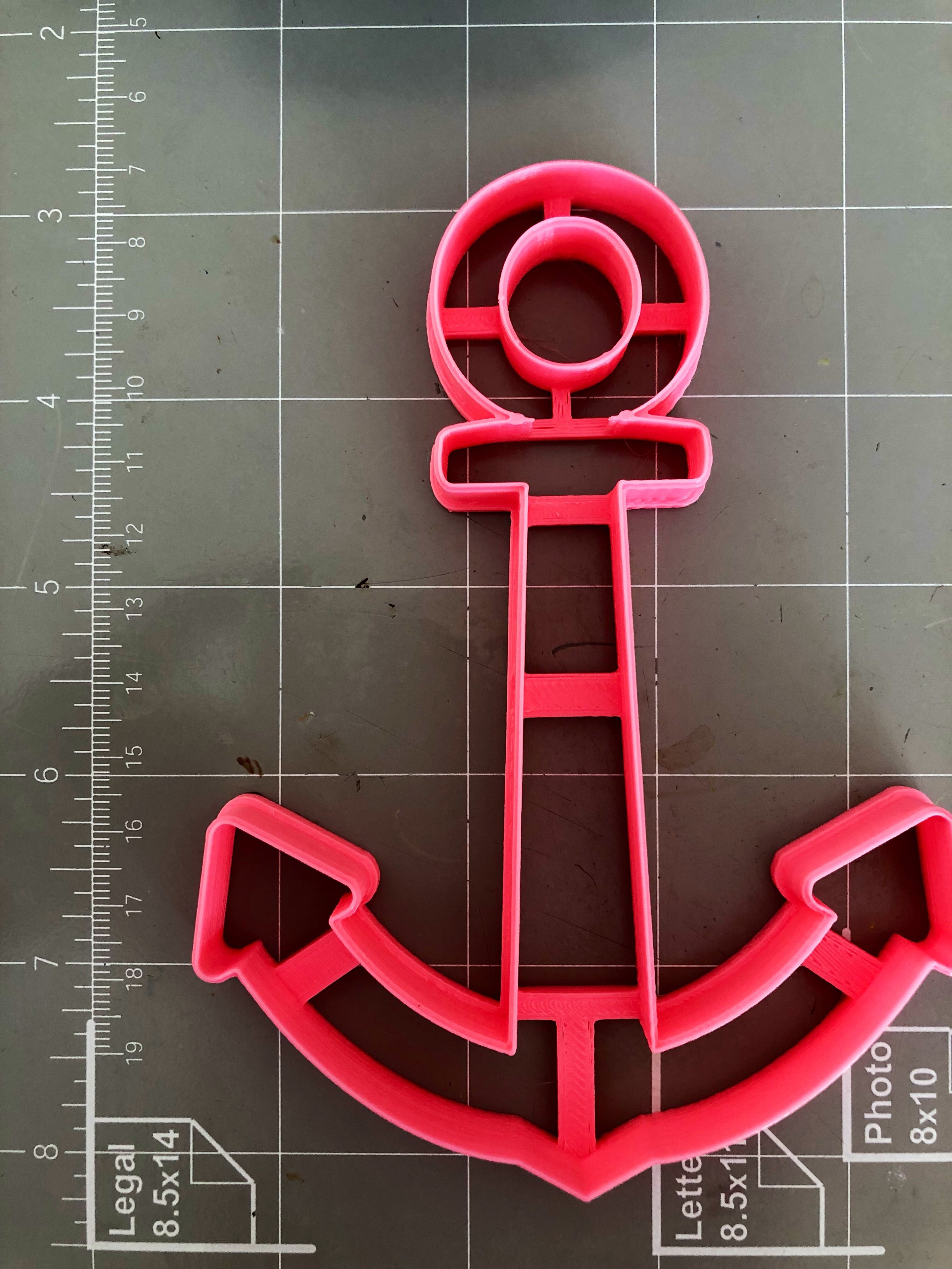 large anchor cookie cutter