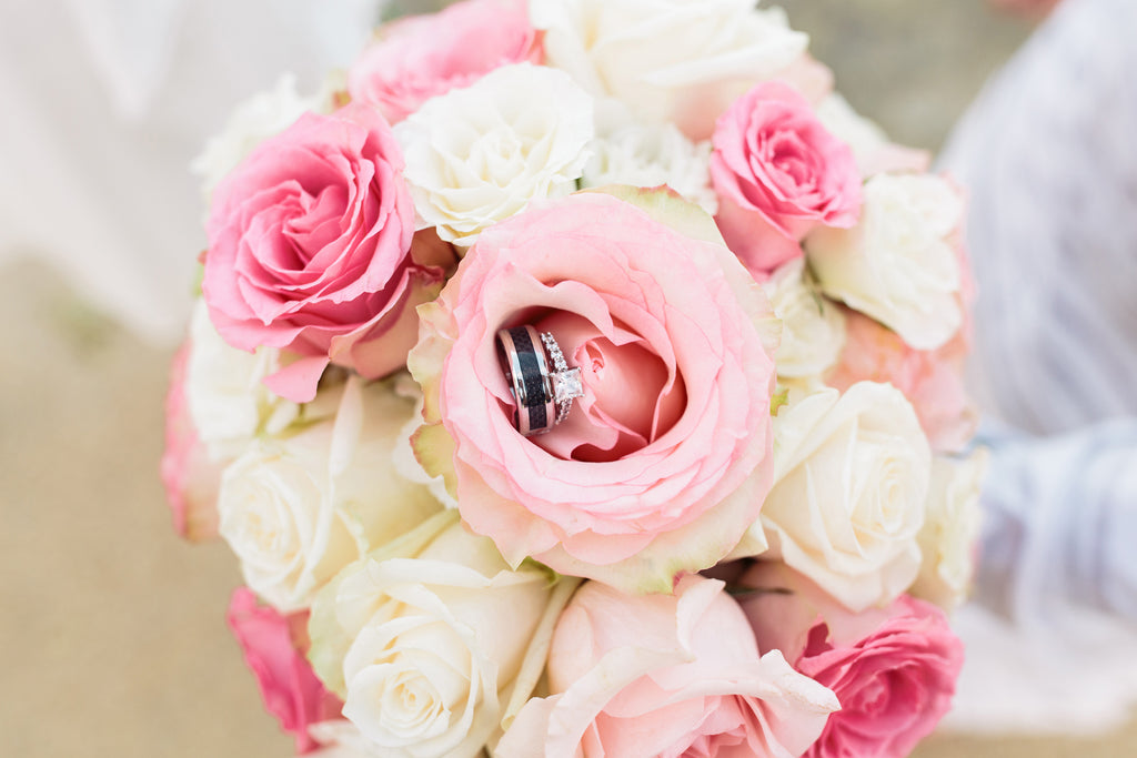 Beautiful Hawaii Bride Rose Bouquet