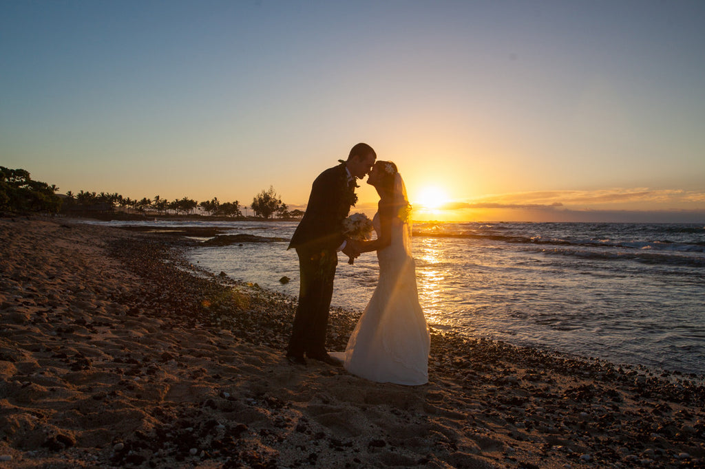 Kukio Beach Wedding Location North Kona Big Island Married With