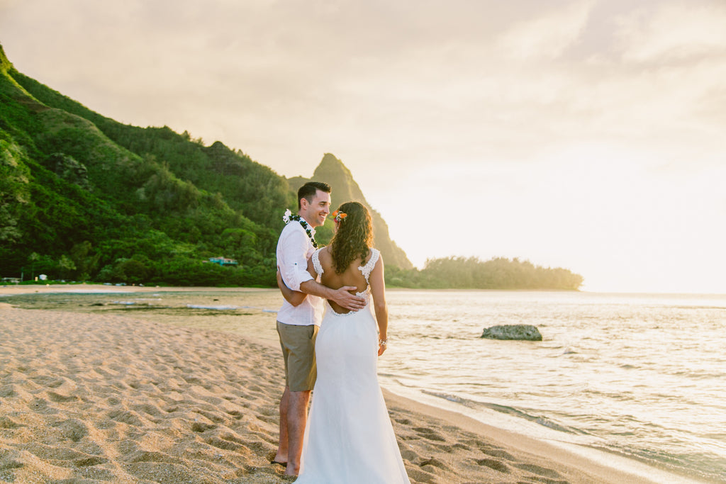 Get Married On A Beautiful Tropical Beach In Kauai Married