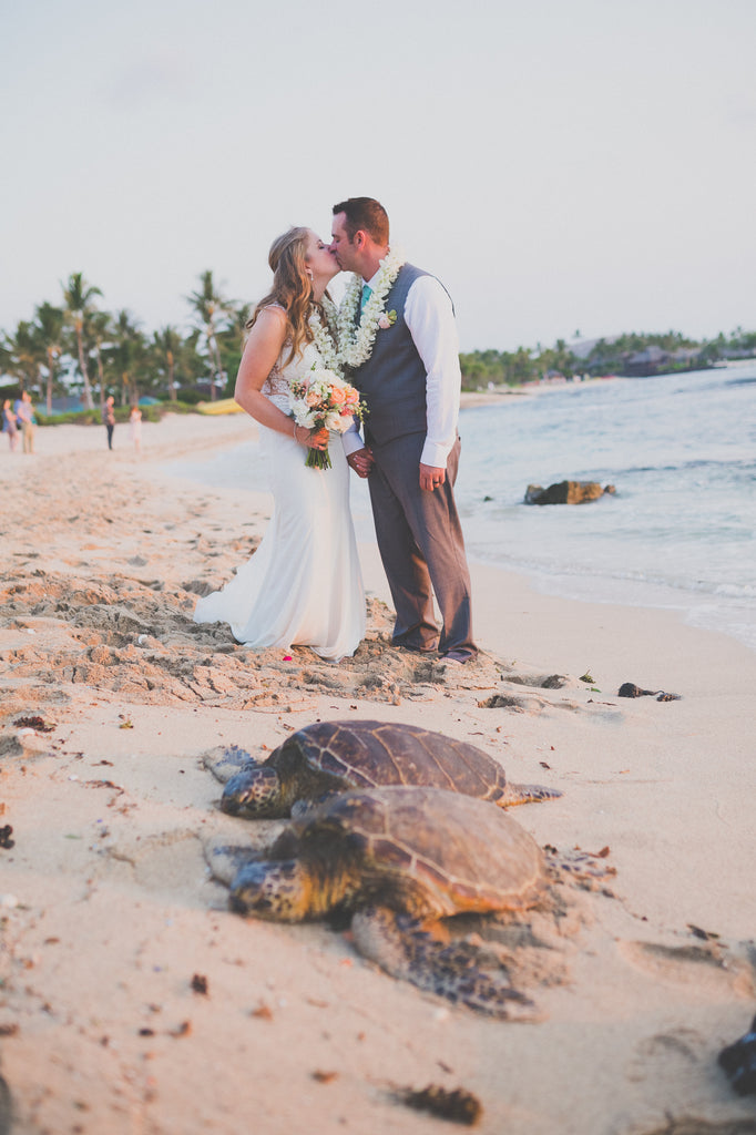 Kukio Beach Wedding Location North Kona Big Island Married With