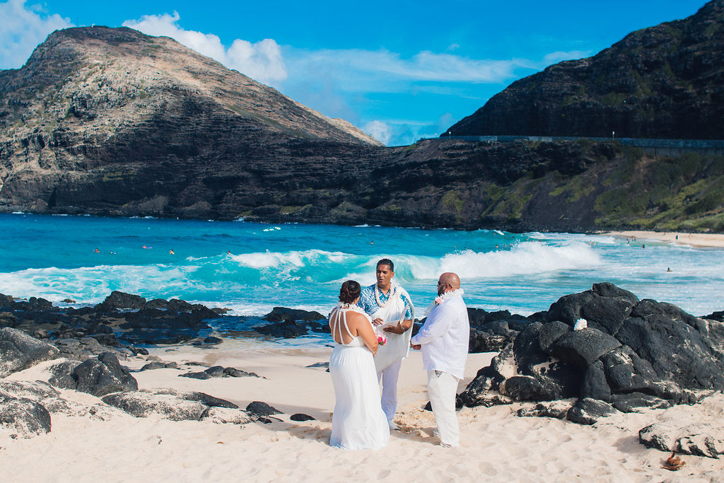 Makapu U Beach Park Oahu Destination Wedding Location Married