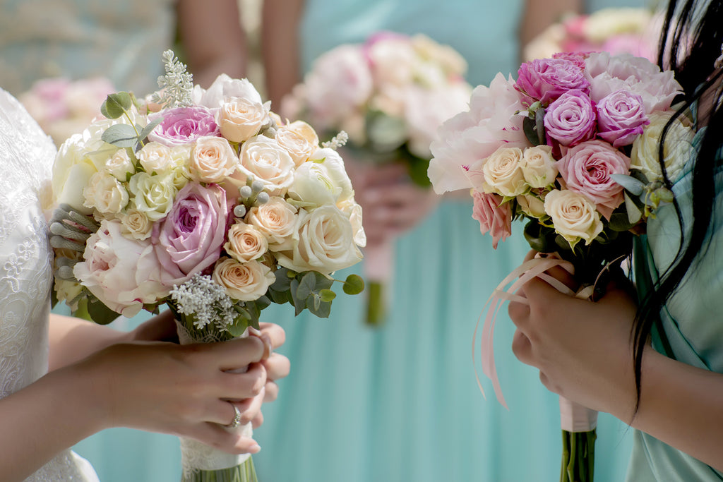 Bridesmaids Matching Wedding Bouquet Beach Weddings Hawaii