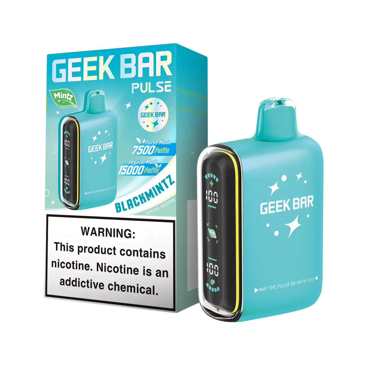 Black Mintz Geek Bar Pulse 15000