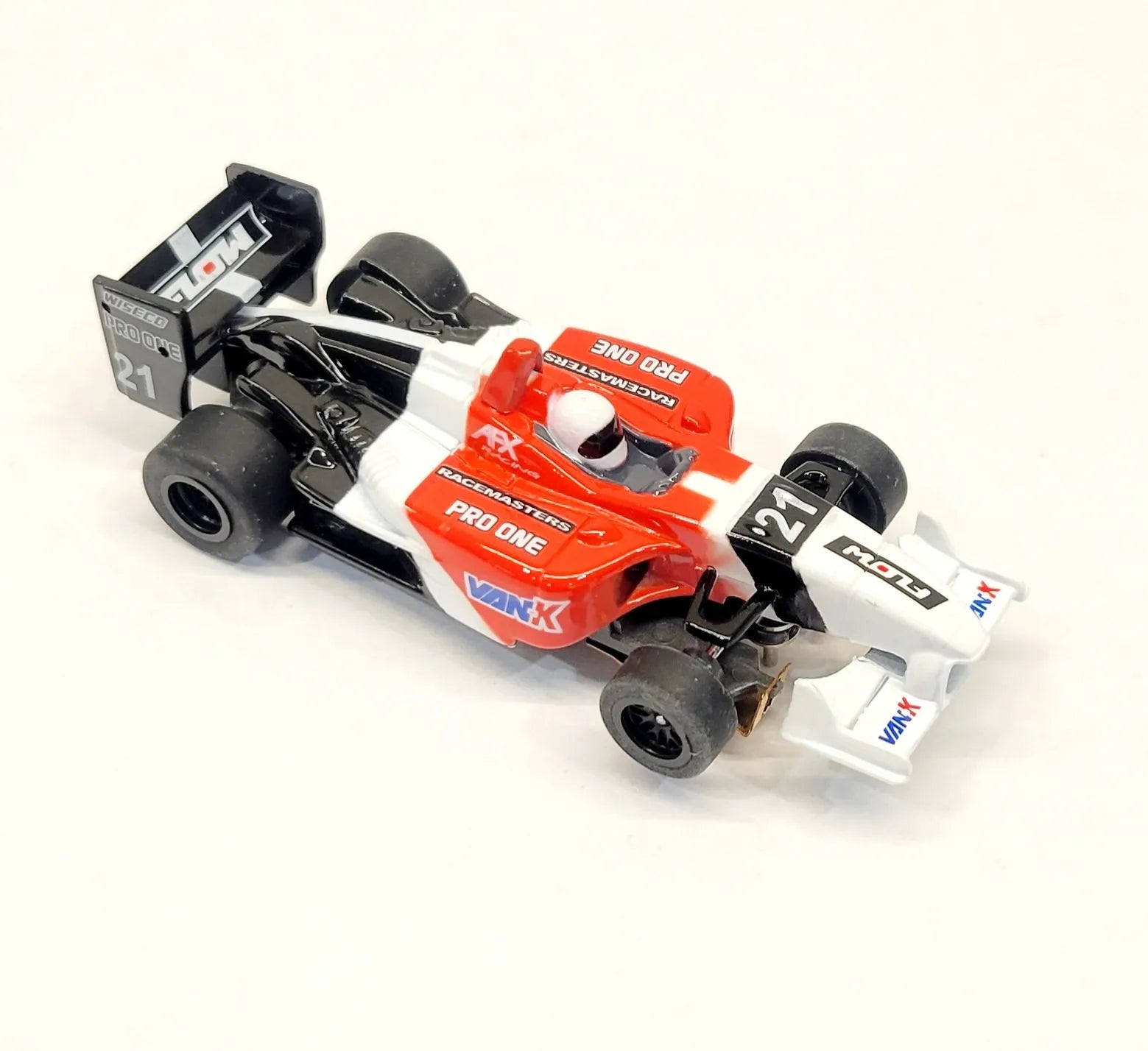 AFX FORMULA MEGA G+ HO SLOT CAR (RED/WHITE)