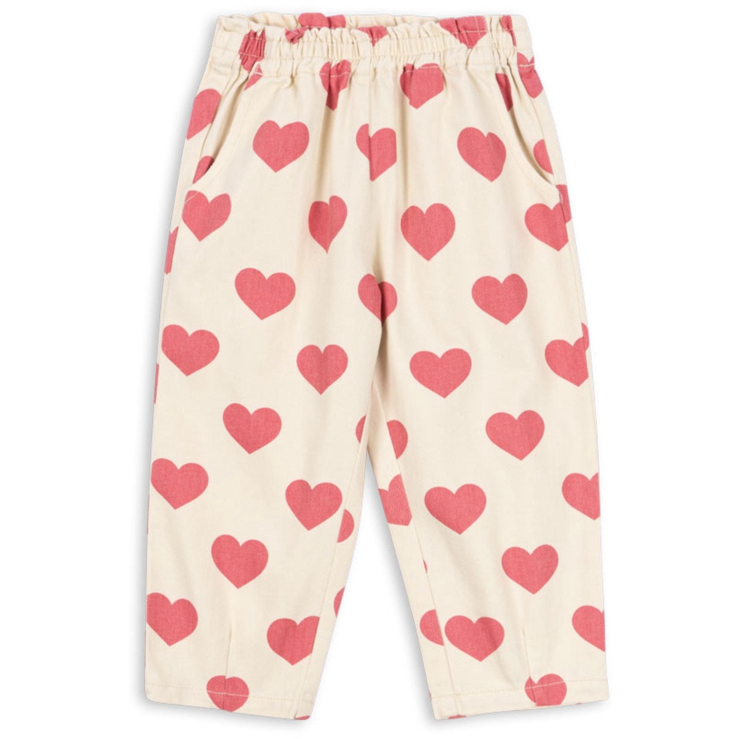 Konges Sløjd Bon Coeur Pink Magot Frill Pants GOTS - Luksusbaby KR