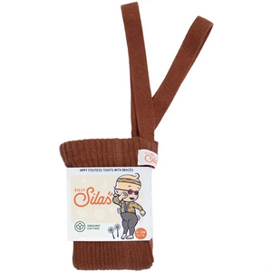 Silly Silas Hippy Footless Tights Cinnamon - Luksusbaby KR