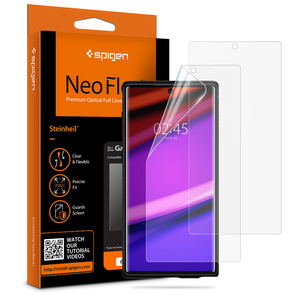 Galaxy Note 10, Note 10 Plus/Note 10 Plus 5G Screen Protector Neo Flex Spigen Clear Protective