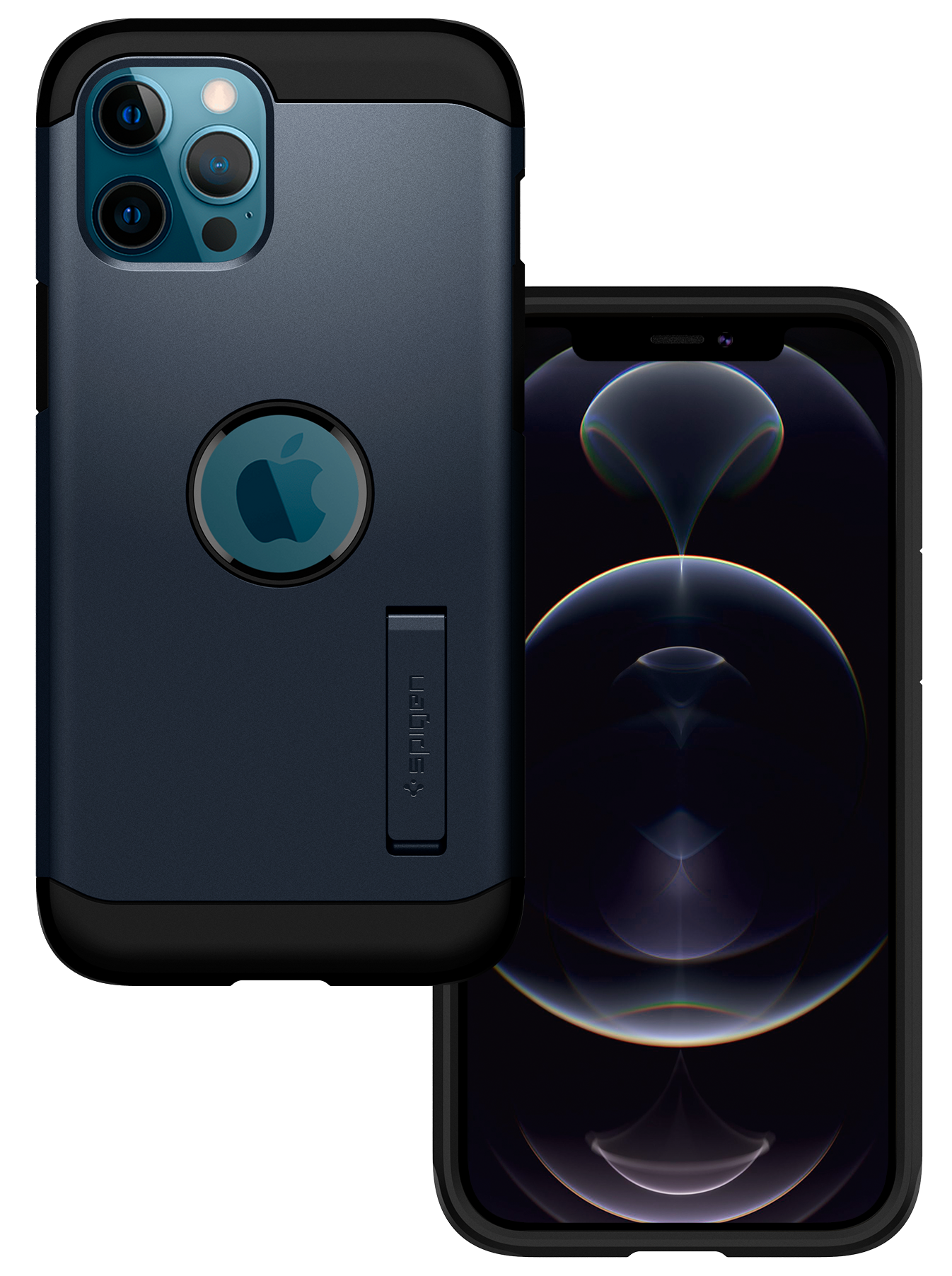 Spigen Neo Hybrid – Funda diseñada para iPhone 12 (2020) diseñada para iPhone  12 Pro (2020). – Gunmetal – Yaxa Colombia
