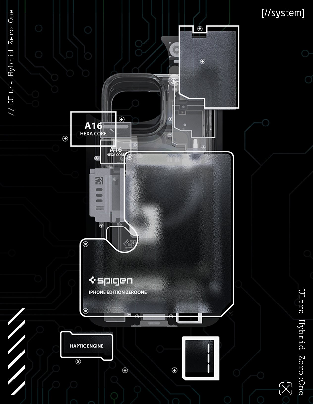 Spigen iPhone 11 Pro Max Ultra Hybrid Zero One Case White-JJ3P