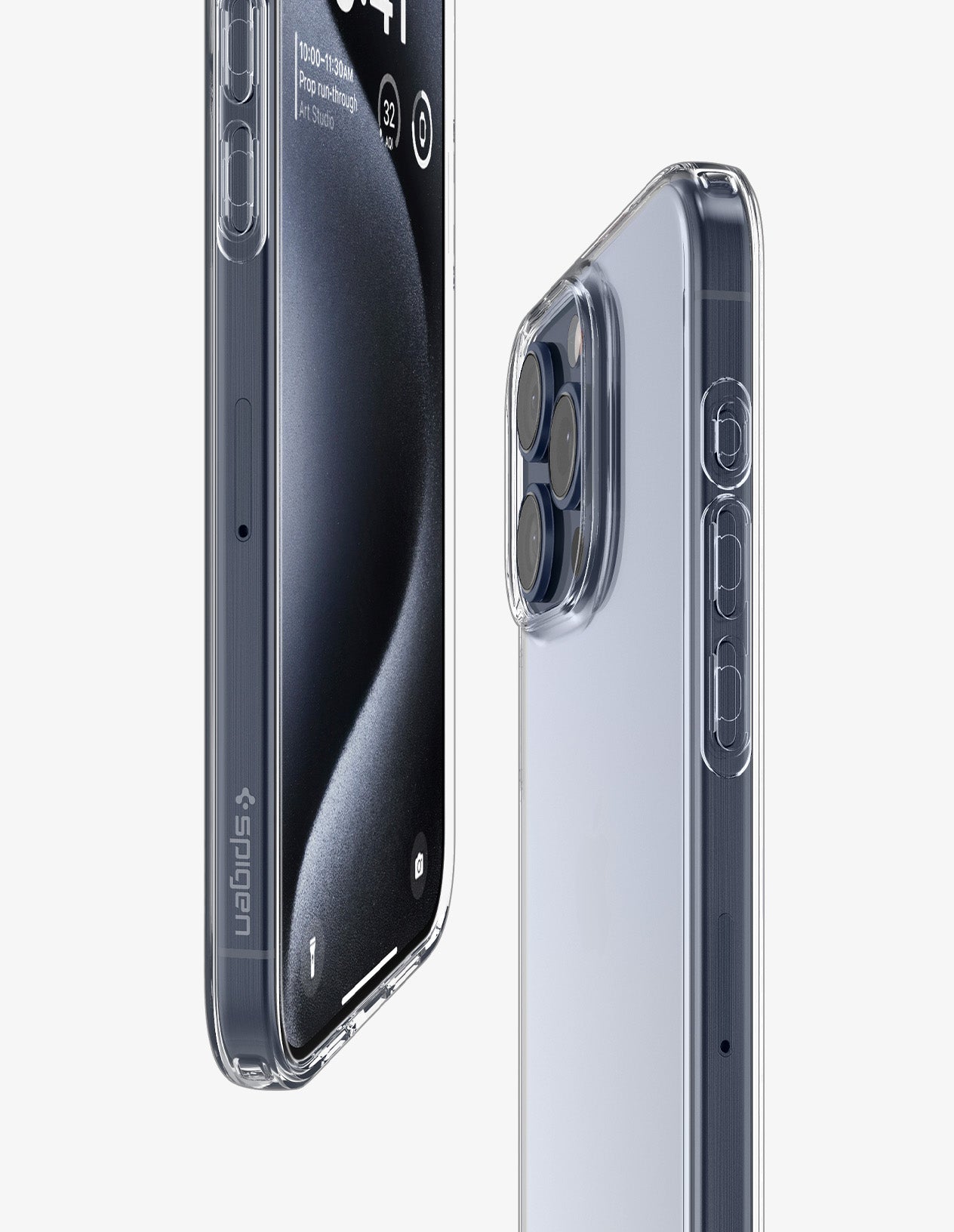 Spigen Liquid Crystal etui na iPhone 15 Pro - transparentny 