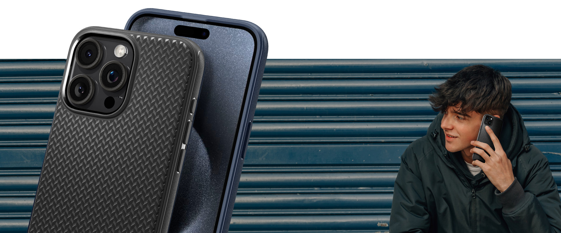 Case Spigen para iPhone 15 Pro Max MagArmor MagFit Matte Black - SmartPro