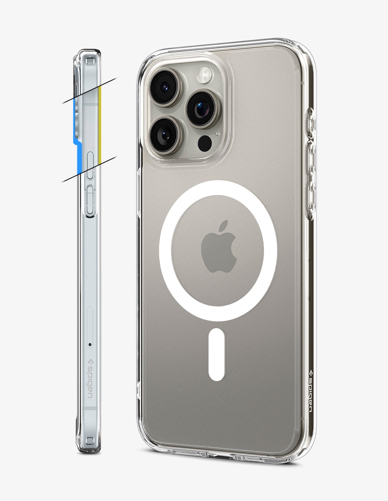 Spigen for iPhone 14 Pro Max Case, [Anti-Yellowing Technology] [Compatible  with MagSafe] [Military Grade Drop Protection] Ultra Hybrid (MagFit) Phone