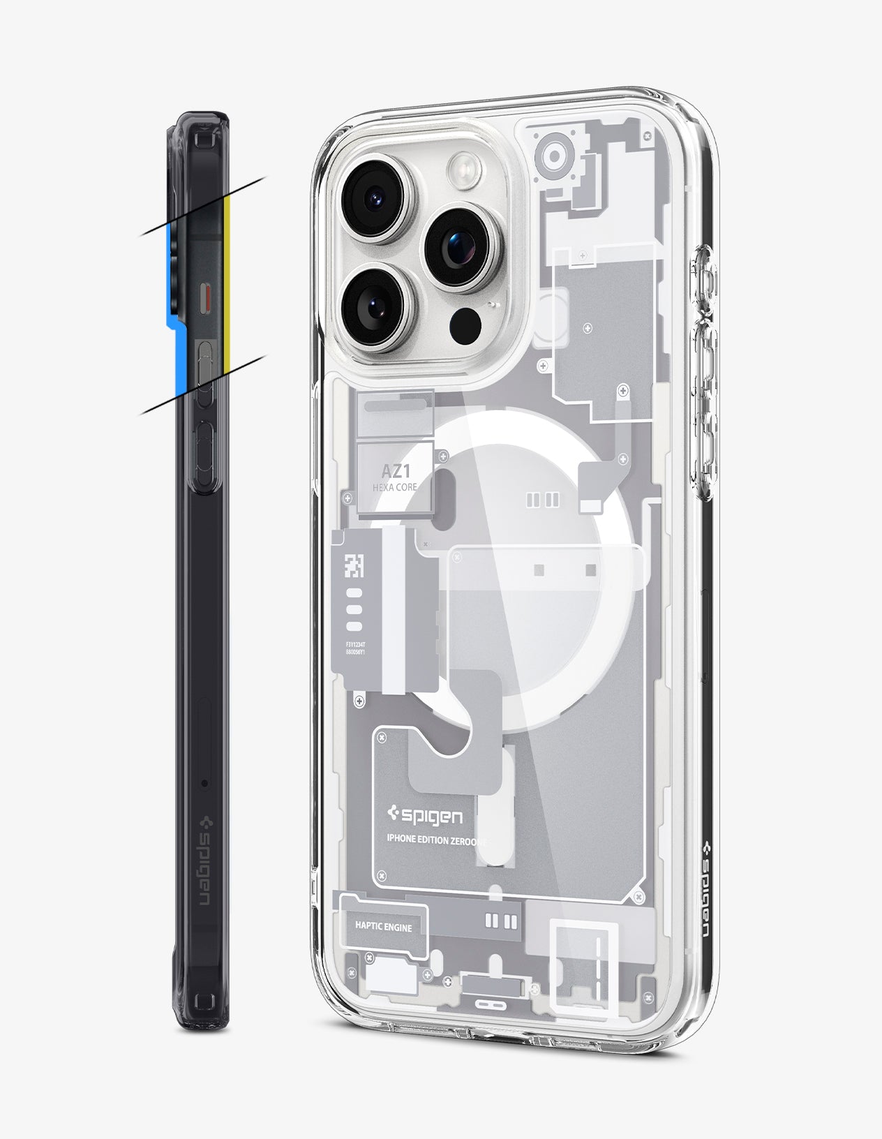 Spigen Apple iPhone 15 Pro Max Ultra Hybrid Zero One Back Case Cover  (White) ACS07034 at Rs 2200/piece, iPhone Mobile Cover & Cases in  Ahmedabad