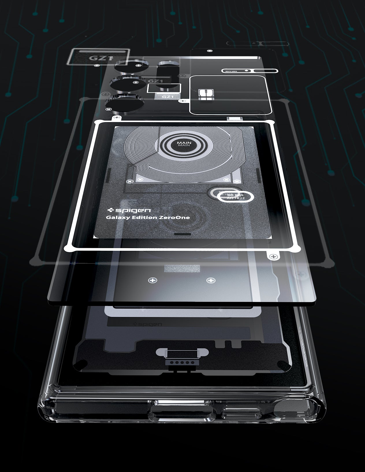 Spigen Samsung Galaxy S23 Ultra Case Ultra Hybrid Zero One