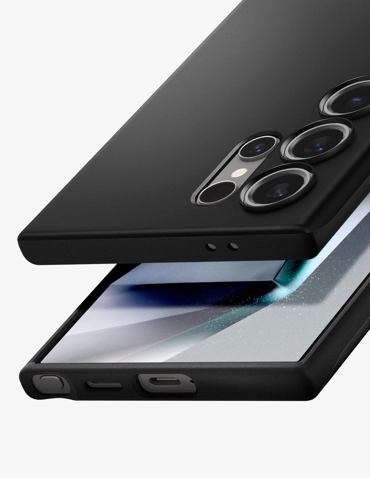 Buy the Spigen Galaxy S24 Ultra 5G Liquid Air Case - Black, Slim,  Form-fitted, ( ACS07287 ) online 