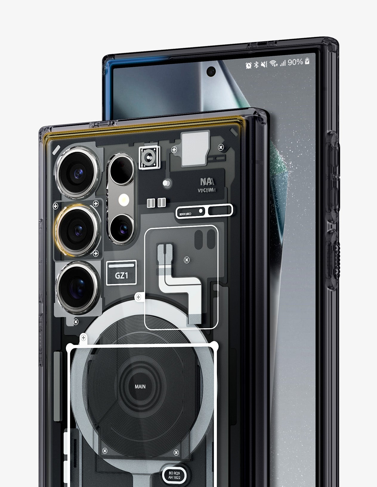 Spigen Hybrid Zero One Anti-Fingerprint Non-Slip Dustproof Case For Samsung  Galaxy S23 S22 Ultra S24+ S24 Plus Cover Funda Coque - AliExpress