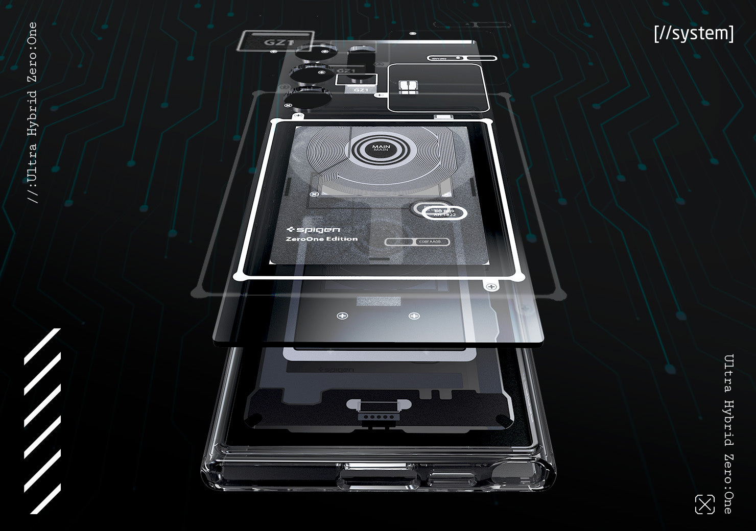 Spigen Hybrid Zero One Anti-Fingerprint Non-Slip Dustproof Case For Samsung  Galaxy S23 S22 Ultra S24+ S24 Plus Cover Funda Coque - AliExpress
