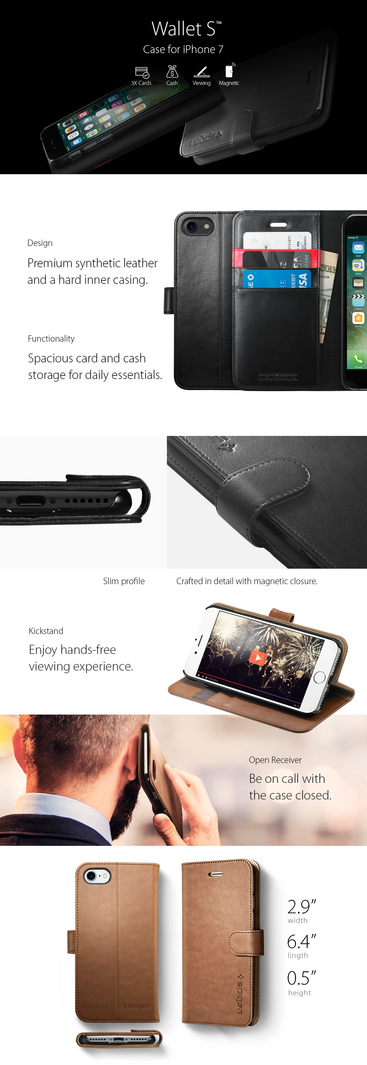 iPhone 7 Case Wallet S | Spigen Inc.