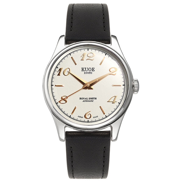  KUOE Old Smith 90-002 Ivory No-Date, 35mm Automatic Watch with  2 Nylon Bands, NH38 Movement : Clothing, Shoes & Jewelry