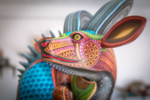 alebrijes-en-oaxaca-artesania mexicanas de colores