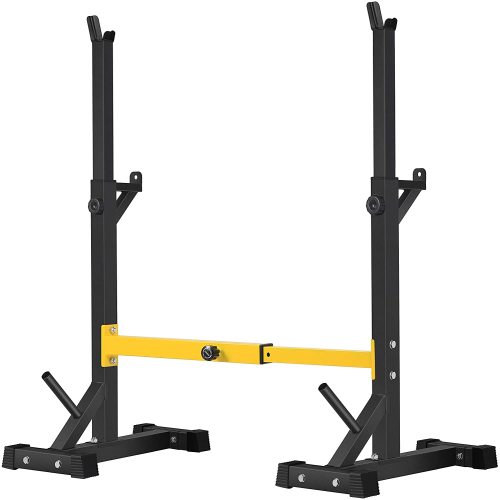 Fully Adjustable Squat Rack/Bench Press for Home Gym