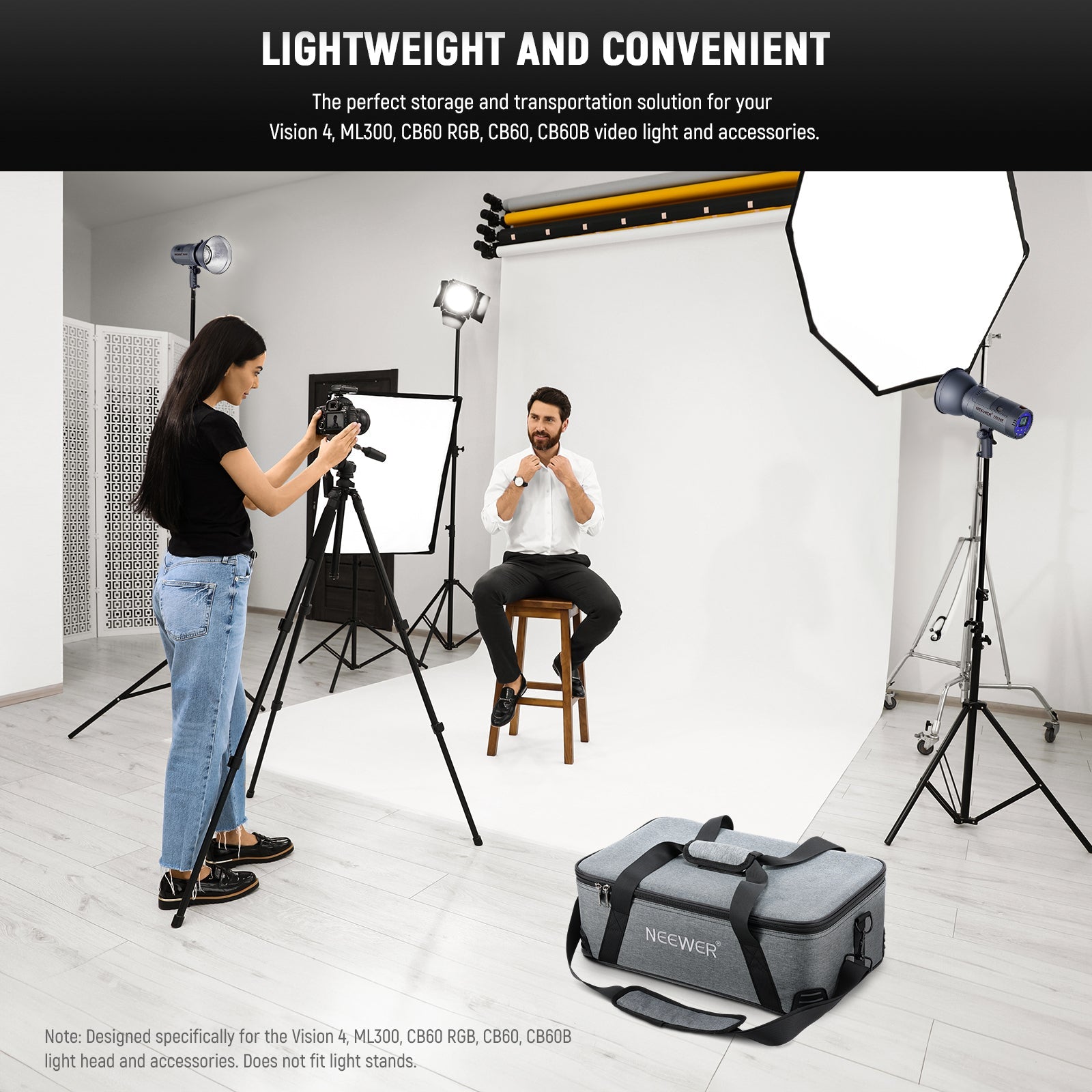 Introducing the Neewer MS150B 130W Bicolor LED Video Light 