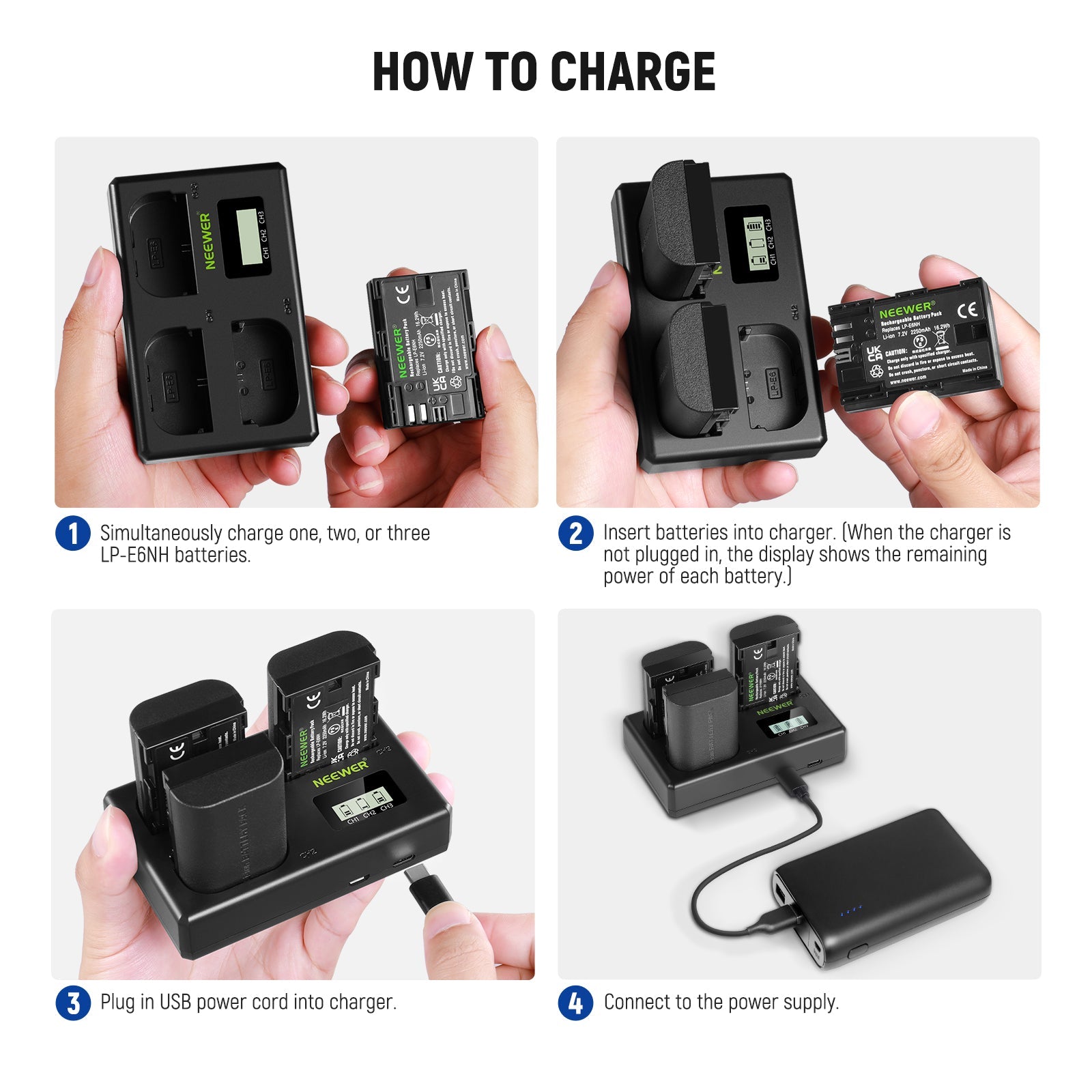 bronine Camera Battery Charging Kit Bundle for Canon LP-E12 VKE12Kit Bundle