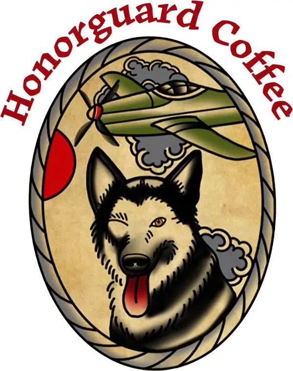 Nemo A534 is honored in American Traditional style artwork. Honorguard Coffee