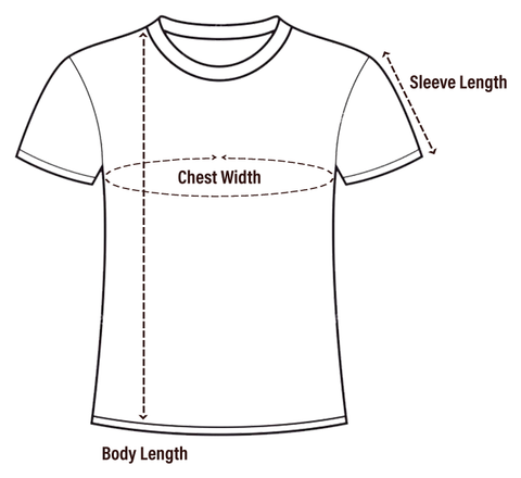 yoode men cotton crew neck size chart