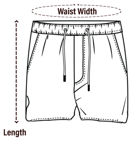 yoode men shorts size chart