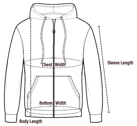 yoode boy kids hoodie size chart