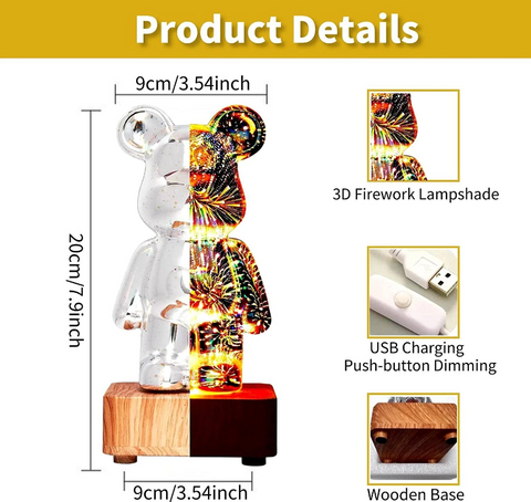 Galaxy Bear Lamp Product Details
