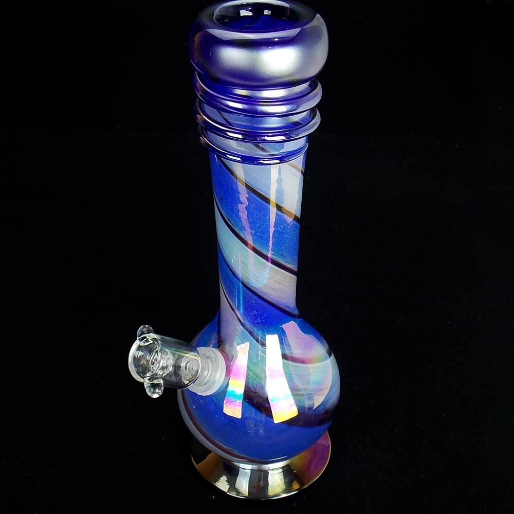 Iridescent Purple Glass Water Pipe Bong Visceralantagonism 