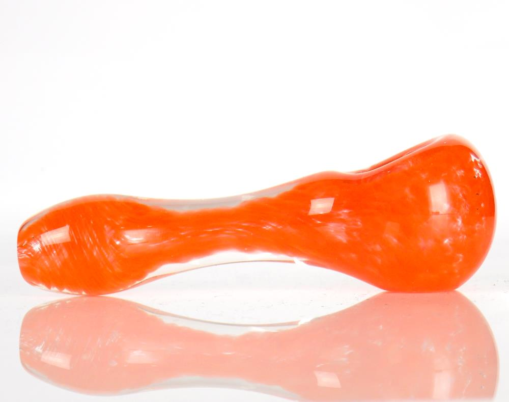 Blaze It Orange Frit Spoon Bowl – VisceralAntagonisM