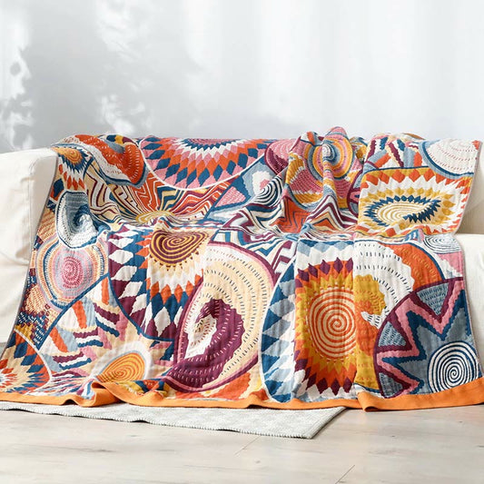 Ownkoti Vintage Throw Blanket Flower Sofa Cover – ownkoti